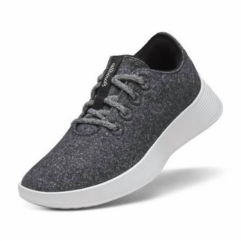 NEW ALLBIRDS men's wool runner shoe in dark grey